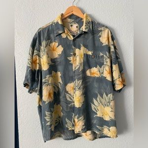 Banana Cabana Silk Hawaiian Shirt